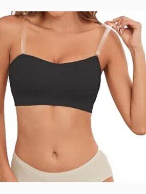 Non-Slip Strapless Full Coverage Bandeau Bra